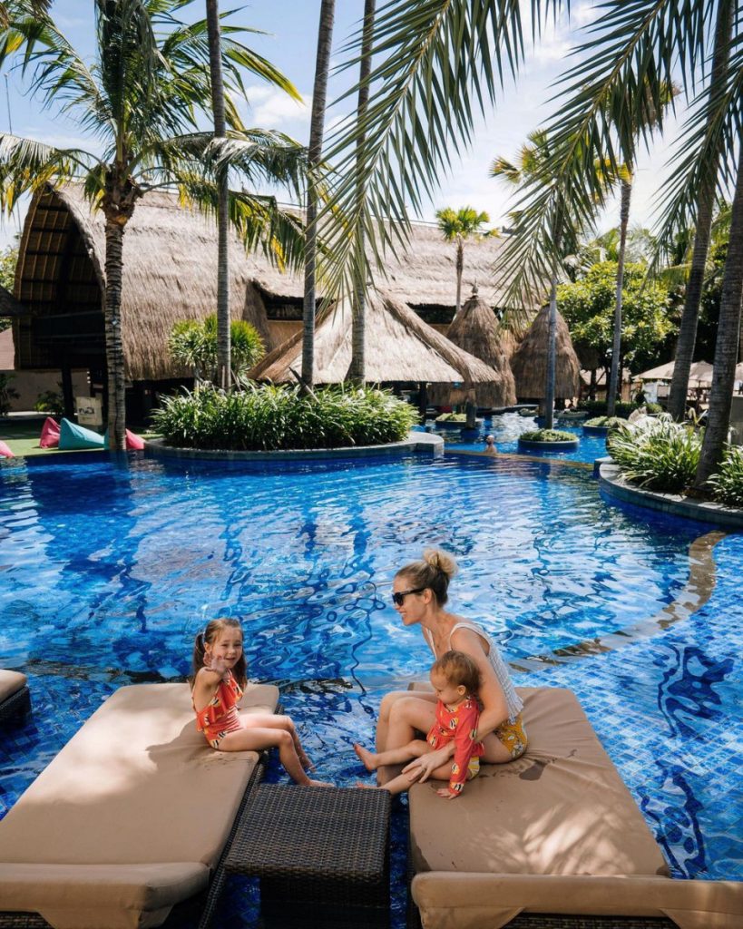 Let the kids know that they cannot go outside the Nusa Dua family resort