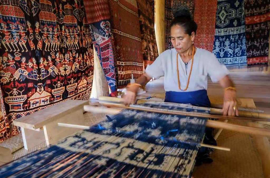 Ikat weaving one of cultural insights of Komodo Island trip
